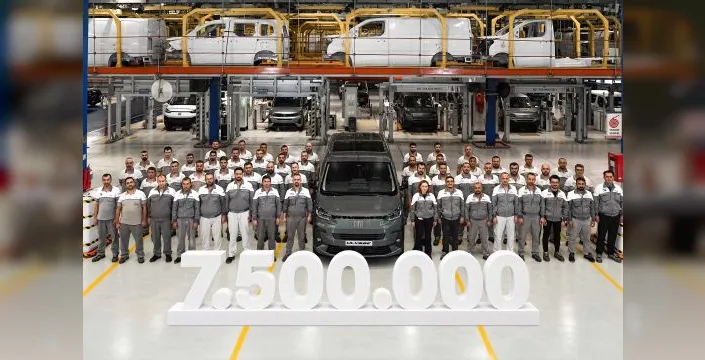 Tofaş, 7,5 milyonuncu aracını üretti